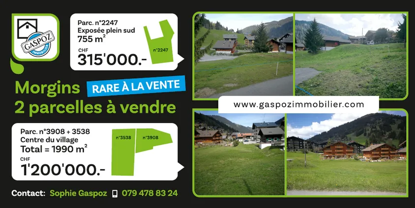 GASPOZIMMOBILIER terrains parcelles